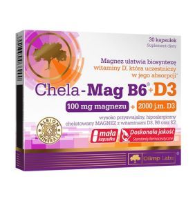 Olimp Chela-Mag B6+D3, kapsułki, 30 szt.