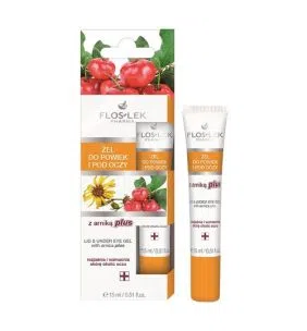 Flos-Lek Pharma, żel do powiek i pod oczy z arniką plus, 15 ml