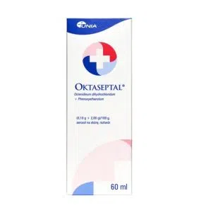 Oktaseptal, (0,10 g+2,00 g)/100 g, aerozol na skórę, 60 ml