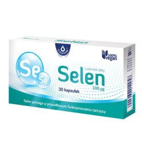 Selen, 100 µg, kapsułki, 30 szt.