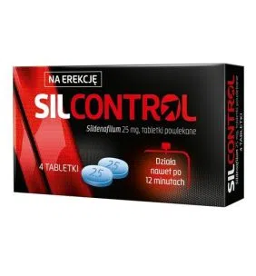 Silcontrol, 25 mg, tabletki powlekane, 4 szt.
