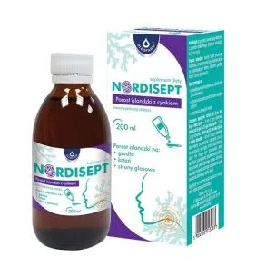 Nordisept porost islandzki z cynkiem, płyn, 200 ml
