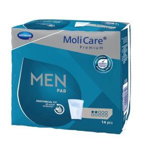MoliCare Premium Men Pad, wkłady chłonne, 2 krople, 14 szt.