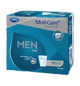 MoliCare Premium Men Pad, wkłady chłonne, 2 krople, 14 szt.