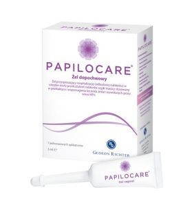 Papilocare, żel dopochwowy, 7 aplikatorów po 5 ml