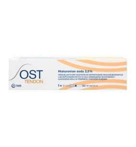 OST Tendon, 40 mg/2 ml, wiskoelastyczny roztwór do wstrzykiwań, 1 ampułko-strzykawka