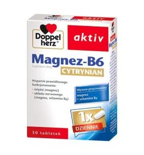 Doppelherz aktiv Magnez-B6 Cytrynian, tabletki, 30 szt.