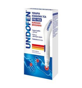 Undofen Pro Pen Terapia Kwasowa TCA kurzajki i brodawki, żel, 1 aplikator