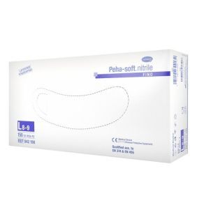 Peha-Soft Nitrile Fino, rękawice bezpudrowe, diagnostyczne, rozmiar L, 150 szt.