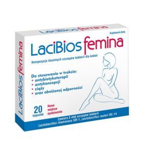 Lacibios Femina, kapsułki, 20 szt.