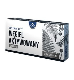 Węgiel aktywowany carbon, kapsułki, 20 szt.