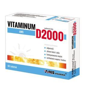 Vitaminum D2000 AMS, tabletki, 60 szt.