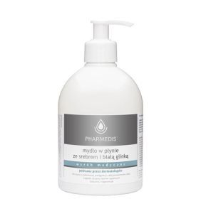 Pharmedis Kropla Zdrowia, mydło w płynie ze srebrem i białą glinką, 500 ml