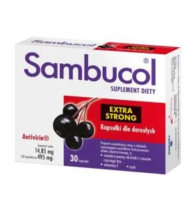 Sambucol Extra Strong, kapsułki dla dorosłych, 30 szt.