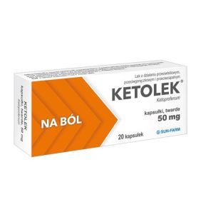 Ketolek, 50 mg, kapsułki twarde, 20 szt.