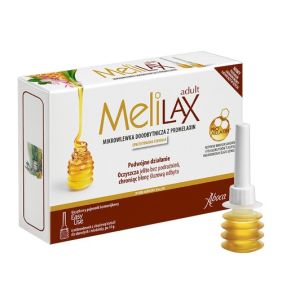 Melilax Adult, mikrowlewka doodbytnicza, 6 wlewek