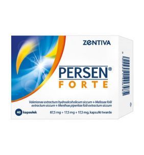 Persen forte, 87,5 mg + 17,5 mg + 17,5 mg, kapsułki twarde, 20 sztuk