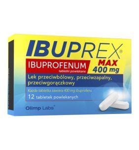 IBUPREX MAX, 400 mg, tabletki powlekane