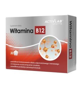 Activlab Pharma Witamina B12 500 µg, tabletki, 30 szt.
