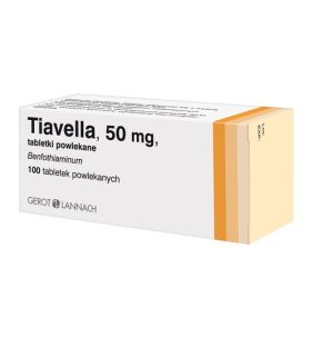Tiavella, 50 mg, tabletki powlekane, 100 szt.