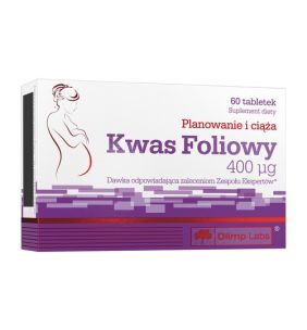 Olimp Kwas foliowy, 400 µg, tabletki, 60 szt.