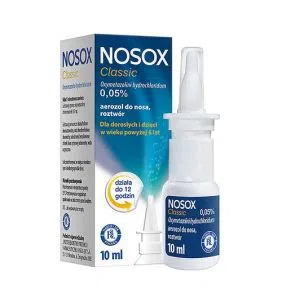 Nosox Classic, 0,05%, aer.do nosa, 10 ml, butel.