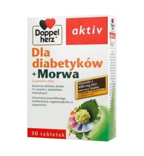 Doppelherz aktiv dla diabetyków+Morwa, tabletki, 30 szt.