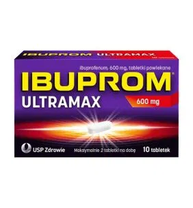 Ibuprom Ultramax, 600 mg, tabletki powlekane, 10 szt.