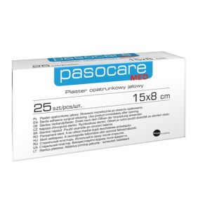 Pasocare Med, plaster opatrunkowy, jałowy,15 cm x 8 cm, 25 szt.