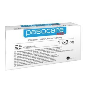 Pasocare Med, plaster opatrunkowy, jałowy,15 cm x 8 cm, 25 szt.