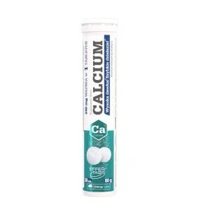 Olimp Calcium, tabletki musujące, smak cytrynowy, 20 szt.