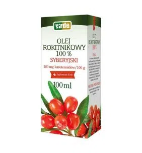 Olej Rokitnikowy 100%, syberyjski, (Virde),100 ml
