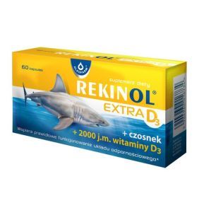 Oleofarm Rekinol Extra D3, kapsułki, 60 szt.