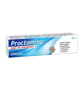 Proctomina, maść na hemoroidy, 20 g