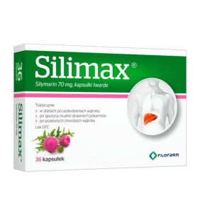 Silimax, 70 mg, kapsułki twarde, 36 szt.