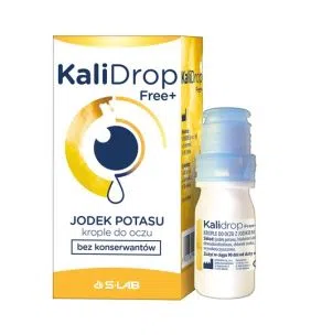 KaliDrop Free, krople do oczu z jodkiem potasu, bez konserwantów, 10 ml