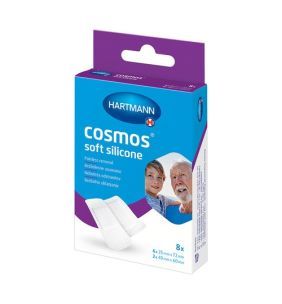 Cosmos Soft Silicone, plastry opatrunkowe z silikonem, 8 szt.