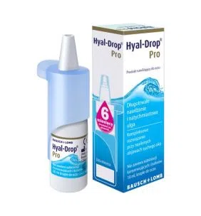 Hyal-Drop Pro, nawilżające krople do oczu, 10 ml