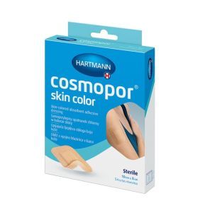 Cosmopor Skin Color, samoprzylepny opatrunek jałowy, 10 cm x 8 cm, 5 szt.