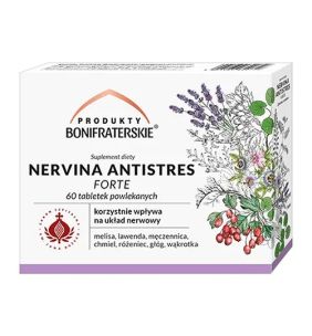 Produkty Bonifraterskie Nervina Antistres Forte, tabletki, 60 szt.