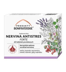 Produkty Bonifraterskie Nervina Antistres Forte, tabletki, 60 szt.