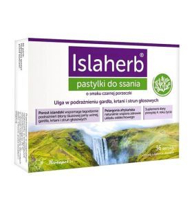 Islaherb, pastylki do ssania, 36 szt.