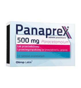 Panaprex, 500 mg, tabletki powlekane, 12 szt.