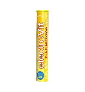 ElectroVit dla Diabetyków, tabletki musujące, smak cytrynowy, bez cukru, 20 szt.