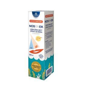 Nosonek, łagodny hipertoniczny roztwór wody morskiej do nosa, spray, 120 ml