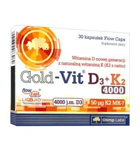 Olimp Gold-Vit D3 + K2 4000, kapsułki, 30 szt.