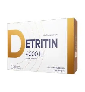Detritin, 4000 IU, tabletki powlekane, 60 szt.