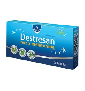 Destresan noc z melatoniną, kapsułki, 30 szt.