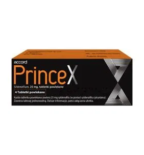 Princex, 25 mg, tabletki powlekane, 4 szt.