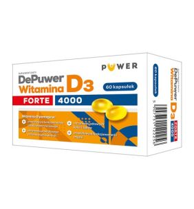 DePuwer Forte Witamina D3 4000, kapsułki, 60 szt.